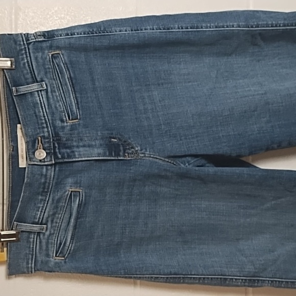 Classic Wide Leg Crop Stretch Levi's Waterless Blue Jeans Soft 6 - Picture 3 of 11